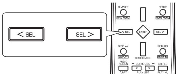 SHERWOOD VR654BD - Utilisez les touches de déplacement Gauche /Droite pour régler le paramètre sélectionné. - 1