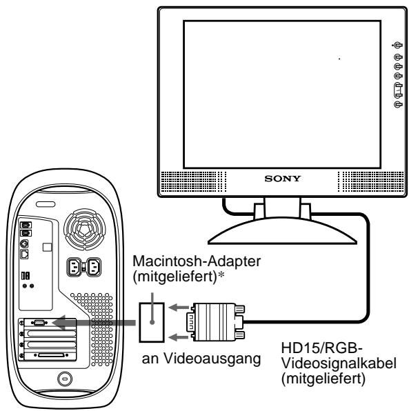 SONY SDM-M51 - ■ Anschlieben an einen Macintosh oder kompatiblen Computer - 1