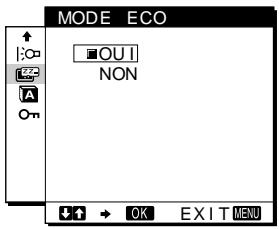 SONY SDM-M51 - Activation du mode d'économie d'énergie - 1