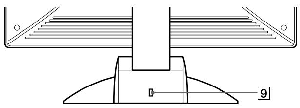SONY SDM-M51 - Rear of the display stand - 1