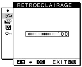 SONY SDM-M51 - Réglage du rétroéclairage - 1