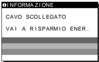 SONY SDM-M51 - Se sullo schermo appeare il messaggio CAVO SCOLLEGATO - 1