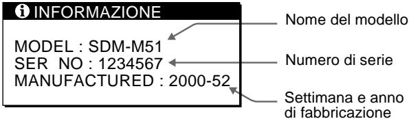 SONY SDM-M51 - Sintomi e soluzioni dei problemi - 2