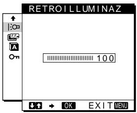 SONY SDM-M51 - Regolazione della retroilluminazione - 1