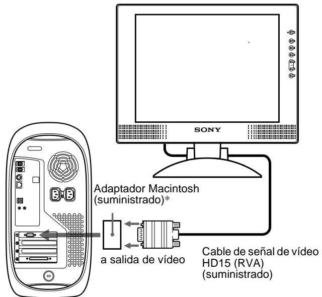 SONY SDM-M51 - Conexión de un ordinador Macintosh o compatible - 1