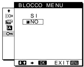 SONY SDM-M51 - Bloccaggio dei menu e dei comandi - 1