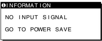 SONY SDM-M51 - If NO INPUT SIGNAL appears on the screen - 1