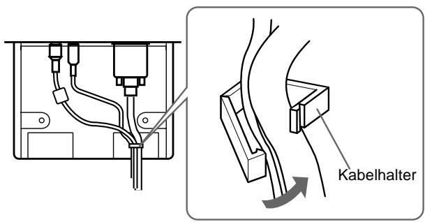 SONY SDM-M51 - Schritt 4: Befestigen der Kabel und Schlieben der hinteren Abdeckung - 2