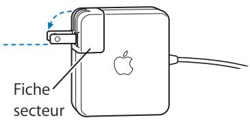 APPLE MACBOOK 12 MK4N2OR - Étape 1: branchez l'adaptateur secteur Apple MagSafe de 60 W - 1