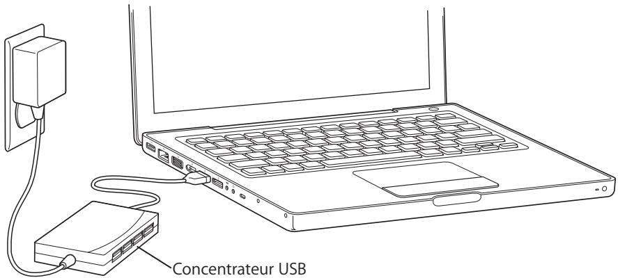 APPLE MACBOOK 12 MK4N2OR - Utilisation simultanée de plusieurs périphériques USB - 1