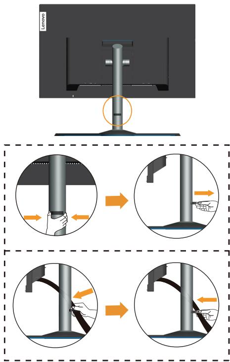 LENOVO ECRAN PCY¥27GQ-20 - Connexion et mise en marche de votre monitreur - 22