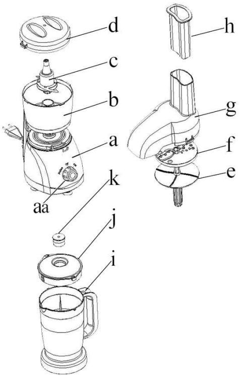 BRANDT ROB304V - Description du robot - 1