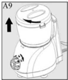 BRANDT ROB304V - Utilisation du hachoir - 9