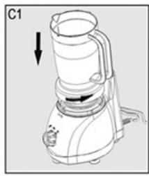 BRANDT ROB304V - Utilisation du blender - 1