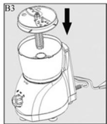 BRANDT ROB304V - Utilisation du disque pour hacher &amp; trancher - 3