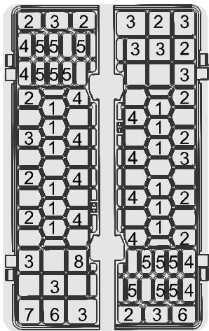 PROLINE IDW 1249BK-E - Panier à couverts - 2