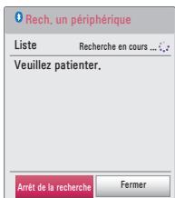 LG PH510PG - Recherche de péripériques Bluetooth et connexion - 2