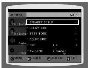 SAMSUNG HT-Z120T - CONFIGURATION DU MODE DES ENCEINTES - 1