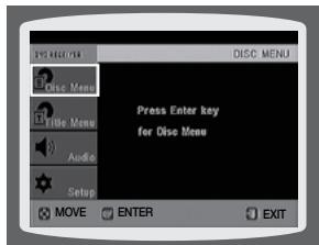 SAMSUNG HT-Z120T - Utilisation du menu du disque - 3