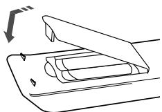 SAMSUNG HT-Z120T - Insérez les piles de la télécommande - 5