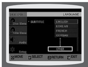 SAMSUNG HT-Z120T - CONFIGURATION DE LA LANGUAGE - 4