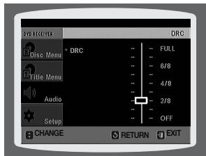 SAMSUNG HT-Z120T - CONFIGURATION DE LA COMPRESSION DRC (COMPRESSION DE LA PLAGE DYNAMIQUE) - 2
