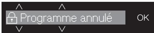 MIELE WEG365 - Annuler un programme - 2