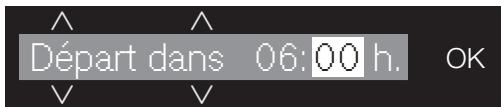 MIELE WEG365 - Configurer un départ différé - 2