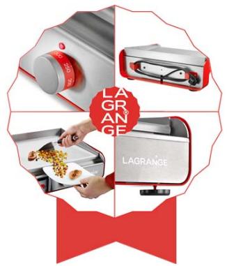 LAGRANGERE PLANCHA PRO 219001 - La plancha semi-professionnelle performante mais lookee ! - 1