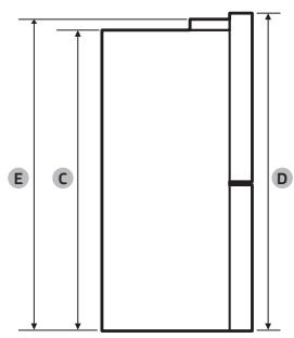 SAMSUNG RF65DG960ESG - Dégagement - 2