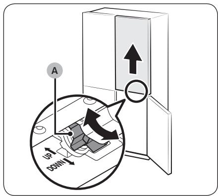 SAMSUNG RF65DG960ESG - ÉTAPE 5 Réglage de la hauteur des portes - 2