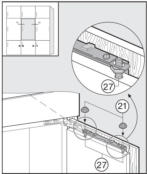MIELE KFN372352ID - Monter les portes de meuble - 6