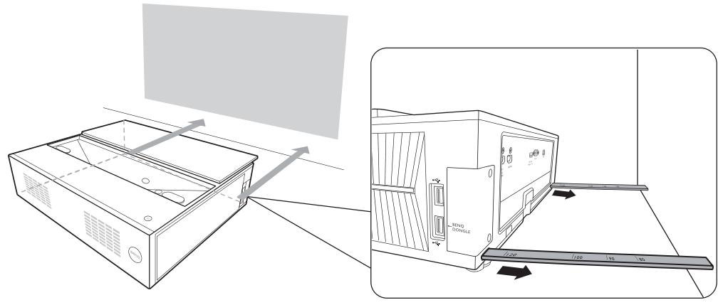 BENQ V6050 - Utiliser les unités de positionnement - 1