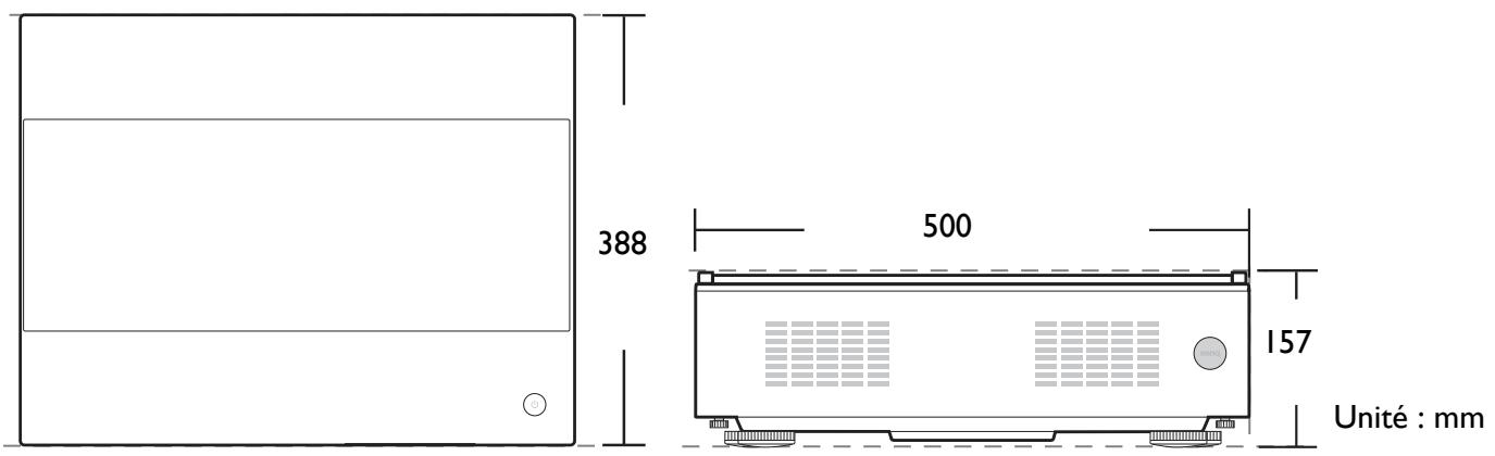 BENQ V6050 - Dimensions - 1