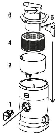 NOVIS ViTA JUICER S1 BLACK - Lavez les fruits et legumes - 6