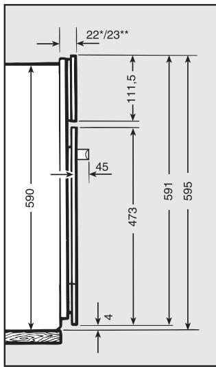 MIELE DGC XXL6865NR - Façade ContourLine - 1