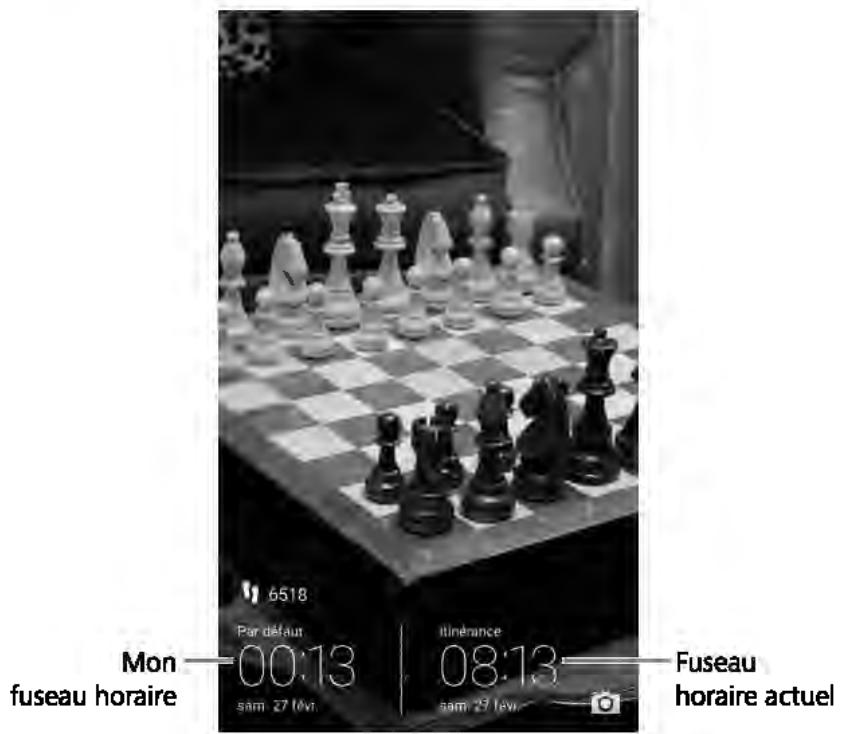 HUAWEI P9 PLUS GREY - Double affichage d'horloge - 1