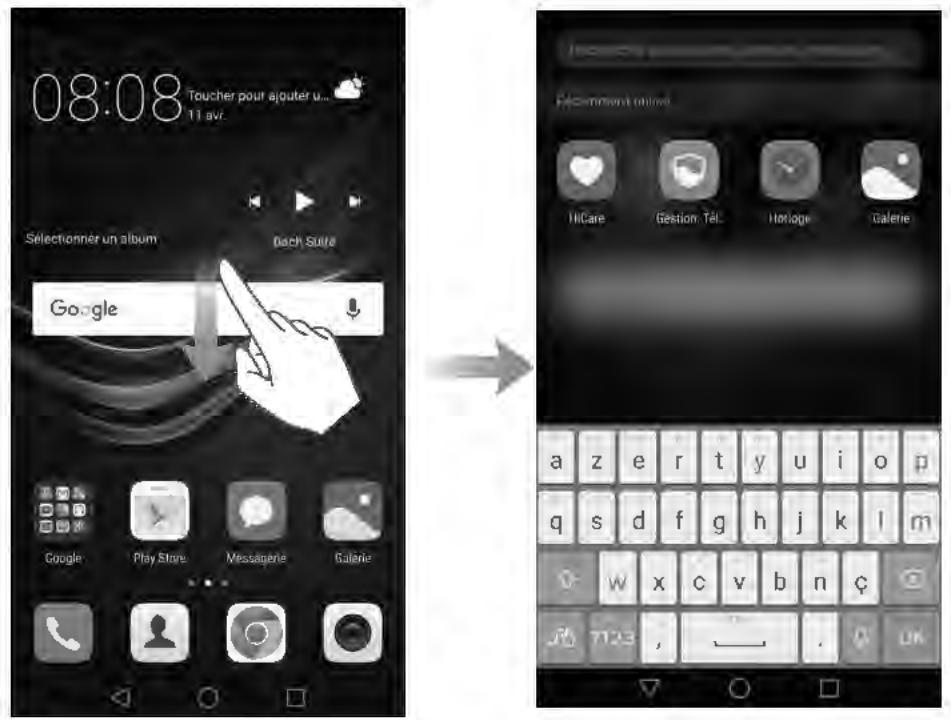 HUAWEI P9 PLUS GREY - Trouver rapidement des applications - 1