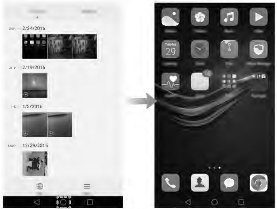 HUAWEI P9 PLUS GREY - Basculer entre les applications - 1