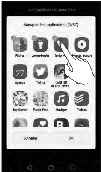 HUAWEI P9 PLUS GREY - Masquer des applications - 3