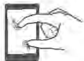 HUAWEI P9 PLUS GREY - Mouvements sur I'ecran tactile - 6