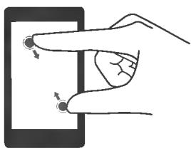 HUAWEI P9 PLUS GREY - Mouvements sur I'ecran tactile - 7