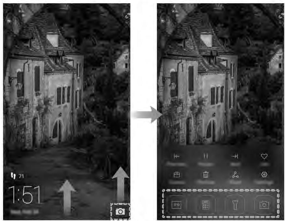 HUAWEI P9 PLUS GREY - Ouvr des applications depuis l'écran de verrouillage - 1