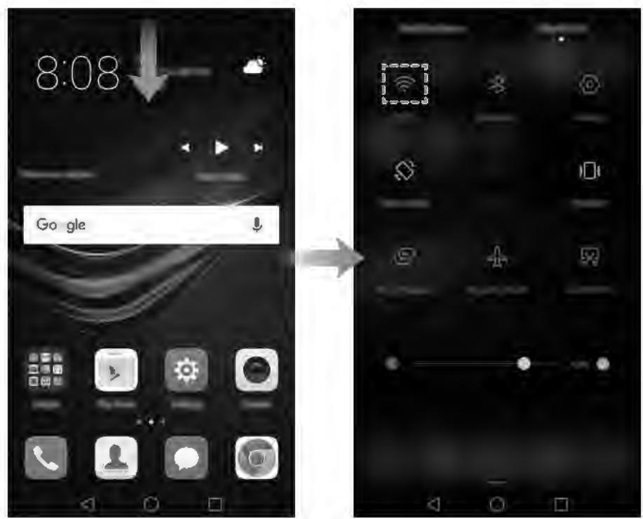 HUAWEI P9 PLUS GREY - Se connecter à un réseau Wi-Fi - 1