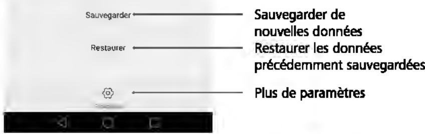 HUAWEI P9 PLUS GREY - Utiliser l'application Sauvegarde pour sauvegarder et restaurer des données - 2