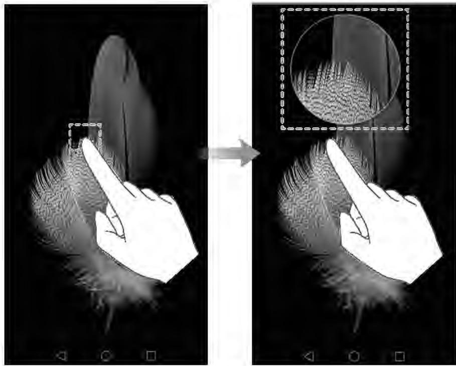 HUAWEI P9 PLUS GREY - Utiliser la détction de pression pour zoomer sur les images - 1