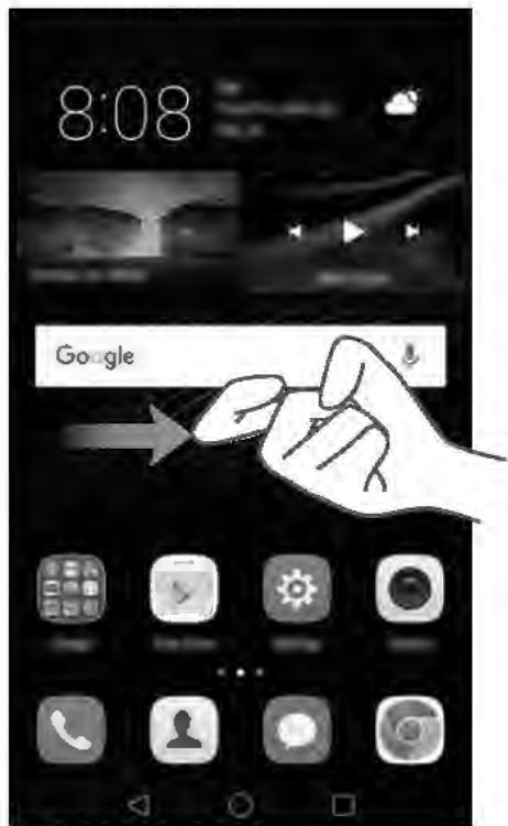 HUAWEI P9 PLUS GREY - Ouverture de deux applications sur un seul écran - 1