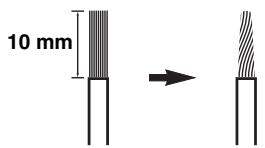YAMAHA AV 3101 B - Avant de raccorder les enceintes aux bornes SPEAKERS - 1