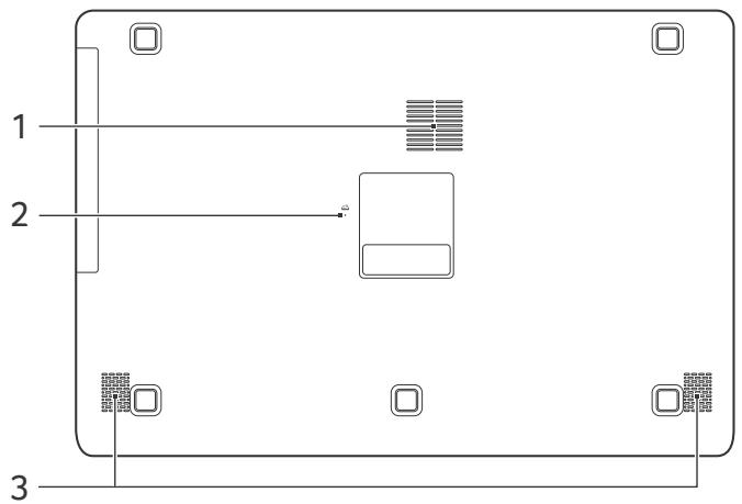 PACKARD BELL ENTG71BM-C6NH - Vue de la base - 1