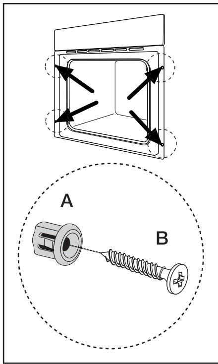 FAURE FOB 571 NOIR - Fixation dans le meuble - 1
